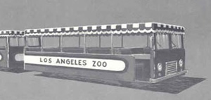 Los Angeles Zoo people mover, 1960's